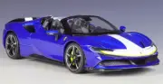 Bburago 1:18 Signature Ferrari SF90 Spider Assetto Fiorano Model Car Blue