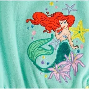 【現貨】小美人魚 愛麗兒 粉綠色洋裝 毛巾裙 沙灘裙 泳衣浴衣