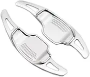 Car Steering Wheel Shift Paddles for Camaro 2012 2013 2014 2015 Car Steering Wheel Shift Paddles Decoration Trim 6th Gen 2pcs Car Styling HTEOPOEKFR(Silver)
