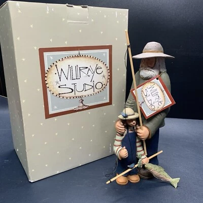 WilliRaye Studio “Lessons for a Lifetime” WW7738 Coyne’s Co Grandpa Fishing