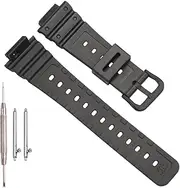 XBHSW Resin Watch Band Compatible with Casio G-Shock GA2100 GA2110 GA-B2100 Series Black Men's Replacement Strap Sports Waterproof Bracelet