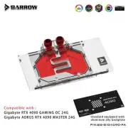 Barrow GPU Block For Gigabyte RTX 4090 GAMING OC 24G/AORUS RTX 4090 MASTER 24G