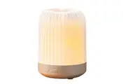 Air Diffuser Aroma Oil Ultrasonic Air Humidifier Mist with Led Night Light-Warm Light