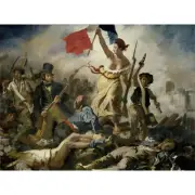 Eugène Delacroix July 28 Liberty Leading the People Huge Wall Art Print 18X24 In