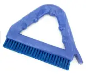 Sparta 9 in. Blue Polyester Tile and Grout Brush (4-Pack)