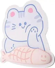 DOITOOL Cute Fish Mouse Pad with Wrist Rest Desk Mat for Comfortable Computer Use Funny Design for Ergonomic Support for Adults