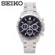 【SEIKO】三眼計時手錶-黑色面X銀色(SBTR013)
