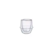 Kinto Kronos Double Walled 80ml Glass Espresso Cup Mug Drink Glassware Clear