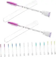 Baluue 20pcs Eyelash Brush Eyebrow Brush Eyelash Mascara Eye Lashes Lash Wands Makeup Eye Brow Eyebrow Mascara Wands Plastic
