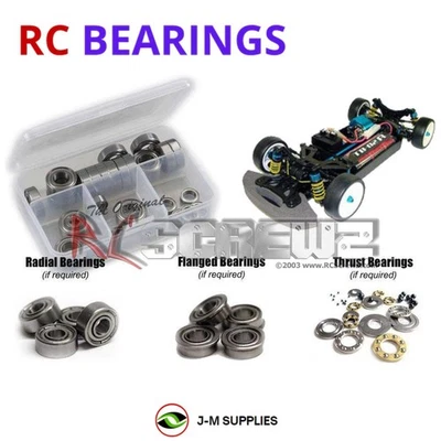 RCScrewZ Metal Shielded Bearing Kit tam048b for Tamiya TB02 Chassis Series | KIT