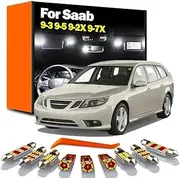 Dome Map Reading Luggage Interior LED Light Kit, For Saab 9-3 9-5 9-2X 9-7X 1999-2012 2013 2014 Bulbs Car Accessories