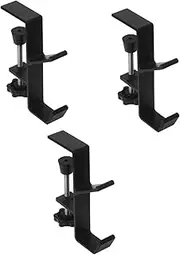 STOBOK 3pcs Convenient Desk Hook Bag Hooks for Tables Hanging Purse Hanger Detachable Portable