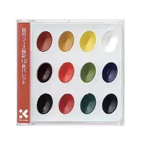 在飛比找樂天市場購物網優惠-【吳竹】12色顏彩調色盤 KG204-4 / 盒