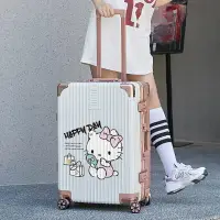 在飛比找樂天市場購物網優惠-晓汐kitty貓女款行李箱 拉桿旅行箱 流行箱 可登飛機旅遊