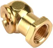 Brass Tyre Clamp/Holder Valve Air Tyre Nozzle for Car Motor Quick Inflation No-Clamp/Holder Design (No Clips)