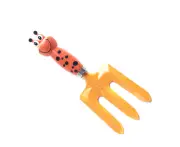 Bestier 21.5cm Kids Gardening Tools Mini Orange Fork Safe Toy Gardening Tools for Soil Planting Digging Transplanting