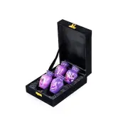 Keepsake Urns Small for Human Ashes Set of 4 | Mini Funeral Cremation With Box