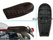 Fit For Royal Enfield GT & Interceptor 650 D9 Customized Dual Dark Brown Seat