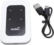 Portable 4G 5G WiFi Hotspot,Fast 300Mbps Network Travel 4G 5G WiFi Mobile Hotspot,Plug and Play Mobile Device,for Campervan Motorhome