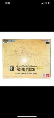 1x One Piece Card Extra Booster EB 02 Anime 25th Collection Box English in Hand