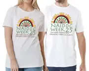 Naidoc week 2025 Strength Vision Legacy - women men children Tshirt