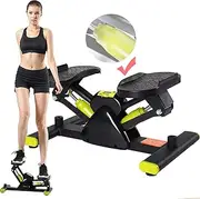 Mini Twisting Stepper Exercise Machine with Resistance Bands, Swing Steppers for Indoor Workout Home Gym Equipment Thigh