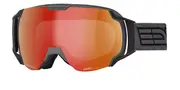Salice 619 TECH Polarized ANTRACITE/RW ROSSO Men's Sunglasses Grey Size Standard