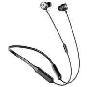 S15 ANC Wireless bluetooth Earphone HiFi Active Noise Reduction Stereo Neckband Headphone with Mic BLACK COLOR