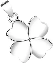 Anneome 1Pc Classic Patrick's Day Festival Necklace Pendant Party Accessory for Cosplay and Photo Props Silver