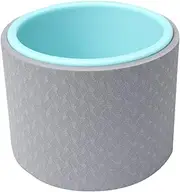 iplusmile Yoga Wheel Fitness Roller for Backbend Training Ring for Waist Shaping Durable Grey Blue Yoga Circle for Muscle Building and Stretching Exercises