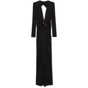 [Elisabetta Franchi] Elisabetta Franchi-Abiti Cotone Lino-Donna 42 IT
