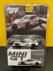 1/64 MINI GT #593 NISSAN GT-R NISMO GT3 #23 KCMG 2018 FIA GT WORLD CUP MACAU