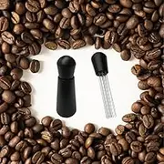 CuiCanfla 12 Needles Coffee Stirrer, 2 Pcs Coffee Powder Distributor, Anti-Caking Ground Coffee Stirring Tool,Mini Small and Portable with Storage Base, Coffee Distributor Hand Stirrer Tool