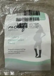 Motif Women’s Medical Maternity Gradient Compression Socks Size M 20-30 mmHg