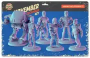UNPAINTED Movie Justice Set of 6 3d Printed Models Robocop Rocketeer Dredd