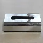 HG Electroplate Tissue Box Holder Container Storage Organizer Napkin Case For