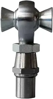 Ball Joint Press 3 Piece Structure Rose Joint Rod End Bearings Car Parts Misalignment Insert Spacer,Jam Nuts and Weldable Bung Ball Stud Bolt(Left Thread)