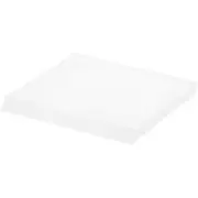 Plymor Frosted Acrylic Angled Square Display Base, 4" W x 4" D x 0.375" H