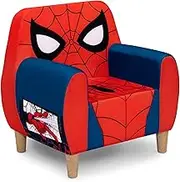 Delta Children Marvel Spider Man Foam Chair for Kids, Red