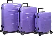 [Dejuno] Lumos New Generation Hardside 3-Piece Expandable Spinner Luggage Set