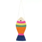 UEETEK Sisal Rope Cat Scratch Board Scratching Pad Play Funny Toy Fish Shape ...