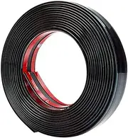 16.4ft Automotive Car Molding Trim Glossy Black Self-Adhesive Car/Truck/RV Side Body Trim Strip - Universal Bumper Window Door Body Side and Household Furniture Surfaces Decorative Strip Scratch-Proof