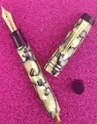 Parker Duofold Junior Fountain Pen ~ Modern Pearl & Black ~ 100% Perfect Color