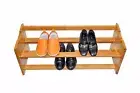 Luxury Stackable Bamboo Shoe Rack,1 Tier,2 Tiers,3 Tiers