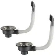 Kitchen Anti-clogging Drain Filter Removable Sink Strainer with Overflow Hose