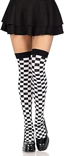 [Leg Avenue] Women's Checkerboard Thigh Highs