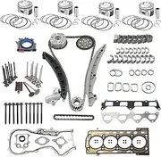 03C109469K Engine Head Gaseket Set & Piston Ring Kit Fits for VW Volkswagen GTI Jetta Audi 1.4 TFSI BLG CA/VD CTH 03C109158