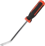 Screw Driver Pry Bar with Strike Handle, Chrome Vanadium Steel Car Door Panel Tool, 145 mm Double Slot for Snap Removal, ABS Non Slip Grip