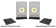 Pair Rockville Iso-65 Foam Studio Monitor Isolation Pads For 5.25"/6.5" Speakers