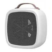 Battery Powered Space Heater - Compact Electric Mini Fan Heater With Thermostat -gt White
